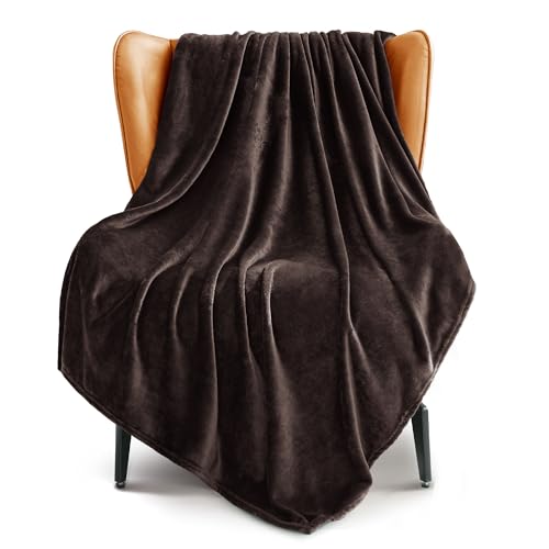 Exclusivo Mezcla Kuscheldecke Fleece Decke für Couch, Superweiche und Warme Sofadecke Wohndecke für Ganzjahreszeit, Plüsch und Leicht, 130 x 170 cm, Braun Exclusivo Mezcla Kuscheldecke Fleece Decke für Couch, Superweiche und Warme Sofadecke Wohndecke für Ganzjahreszeit, Plüsch und Leicht, 130 x 170 cm, Braun von Exclusivo Mezcla