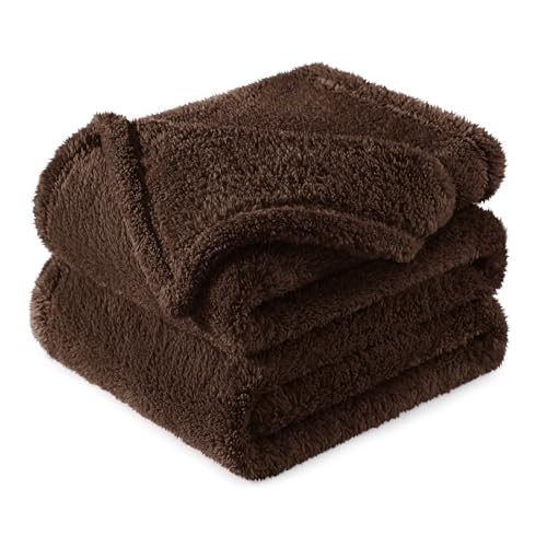 Exclusivo Mezcla Kuscheldecke Fleece Decke für Sofa, Flauschig Kuschelig und Warm Wohndecke Plüschdecke für alle Jahreszeiten, 150 x 200 cm, Braun Exclusivo Mezcla Kuscheldecke Fleece Decke für Sofa, Flauschig Kuschelig und Warm Wohndecke Plüschdecke für alle Jahreszeiten, 150 x 200 cm, Braun von Exclusivo Mezcla