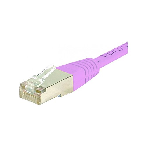 CONNECT 1 m Kupfer RJ45 Cat. 6 S/FTP Patch Cord – Pink von Exertis Connect