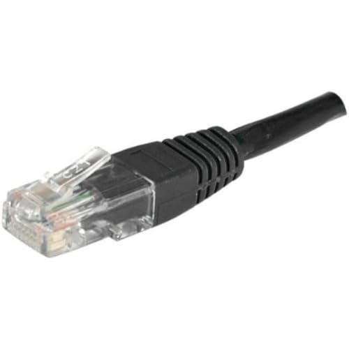 CONNECT 0,50 m Kupfer/Aluminium RJ45 Cat. 6 U/UTP Patch Cord – Schwarz von Exertis Connect