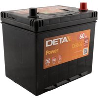 DETA DB604 Power 12V 60Ah 390A Autobatterie inkl. 7,50€ Pfand von Exide