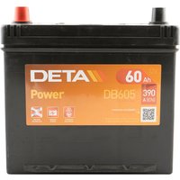 Deta DB605 Power 12V 60Ah 390A Autobatterie inkl. 7,50€ Pfand von Exide