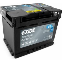 Exide - EA640 Premium Carbon Boost 12V 64Ah 640A Autobatterie inkl. 7,50€ Pfand von Exide