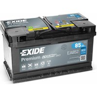 Exide - EA852 Premium Carbon Boost 12V 85Ah 800A Autobatterie inkl. 7,50€ Pfand von Exide