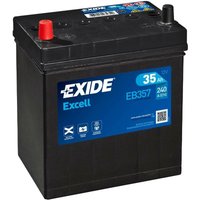 Exide EB357 Excell 12V 35Ah 240A Autobatterie inkl. 7,50€ Pfand von Exide