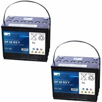 Ersatzakku für Pride Jazzy (1100,1104,1120,2000,1170XL,1400,1420,1470) 24V 2 x 12V 63Ah von Exide