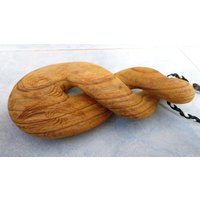 Holzschnitzerei Twist Mit Schnur. W78 von Eximha