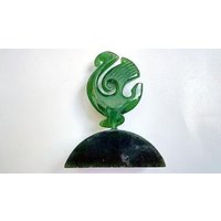 Nephrit Jade Schwan Statue/ Ornament. S233 von Eximha