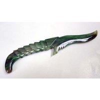 Nephrit Jade Welle Papiermesser. S273 von Eximha