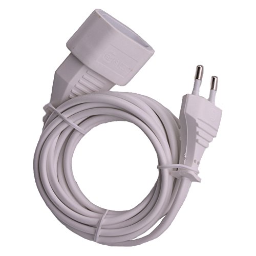 Exin H54.404.00 Euro Verlängerung 3 m, 2 x 0.75, weiß Exin H54.404.00 Euro Verlängerung 3 m, 2 x 0.75, weiß von Exin