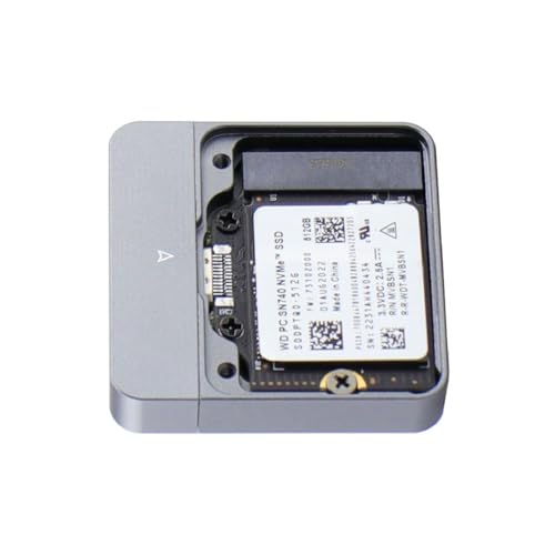 Tragbares NVMe 2230 SSD-Gehäuse, USB-C-Adapter, unterstützt 10 Gbit/s Datenübertragung, USB 3.2 Gen2, externe Gehäusebox für 2230 SSDs 10 Gbit/s, USB 3.2 Gen2 externes Gehäuse von Exingk