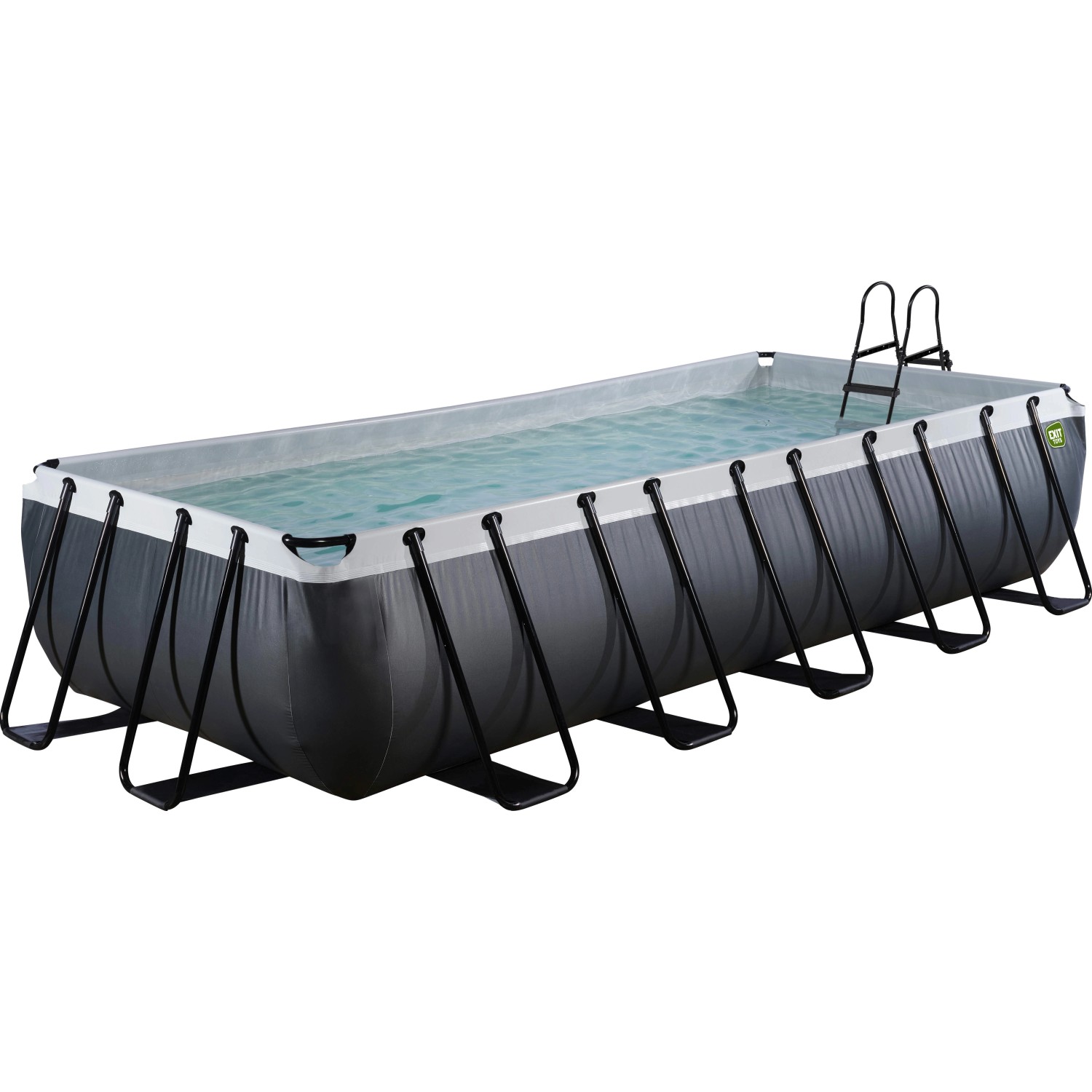 Exit Black Leather Pool Schwarz 540 x 250 x 100 cm m. Filterpumpe von Exit Toys