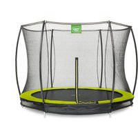 EXIT Silhouette Bodentrampolin ø305cm mit Sicherheitsnetz - grün von Exit Toys
