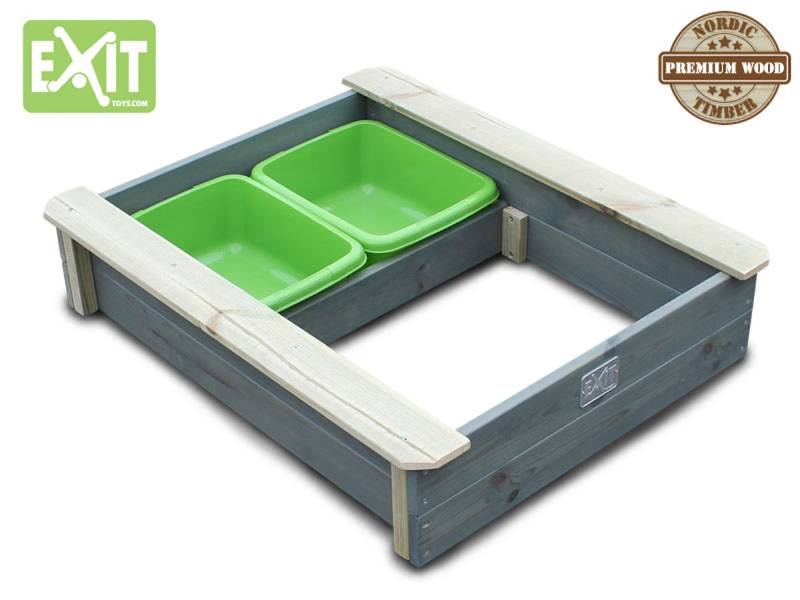 EXIT Aksent Sandkasten normal/ XL-Größe normal von Exit Toys