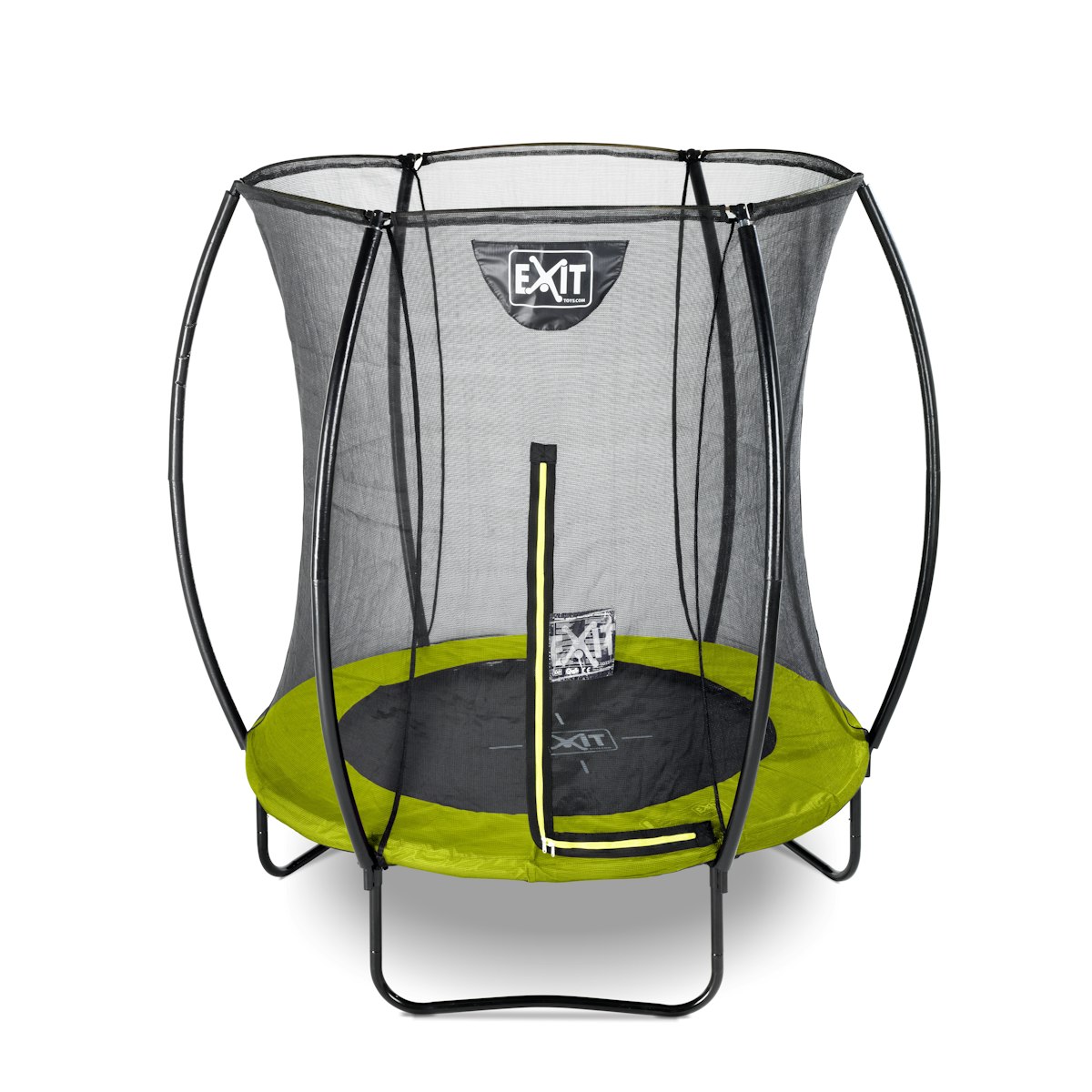 EXIT Silhouette Trampolin mit Sicherheitsnetz-Ø 183 cm-grün von Exit