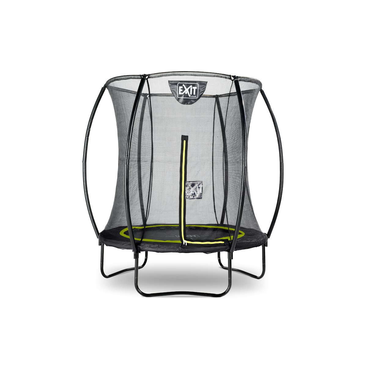 EXIT Silhouette Trampolin mit Sicherheitsnetz-Ø 183 cm-schwarz von Exit Toys