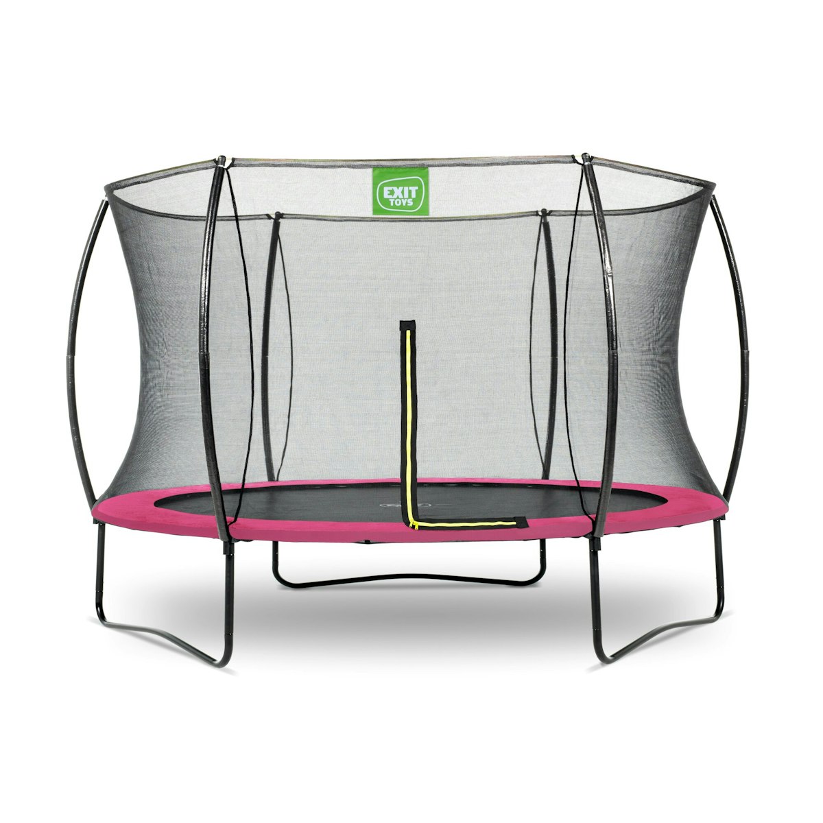 EXIT Silhouette Trampolin mit Sicherheitsnetz-Ø 305 cm-rosa von Exit Toys