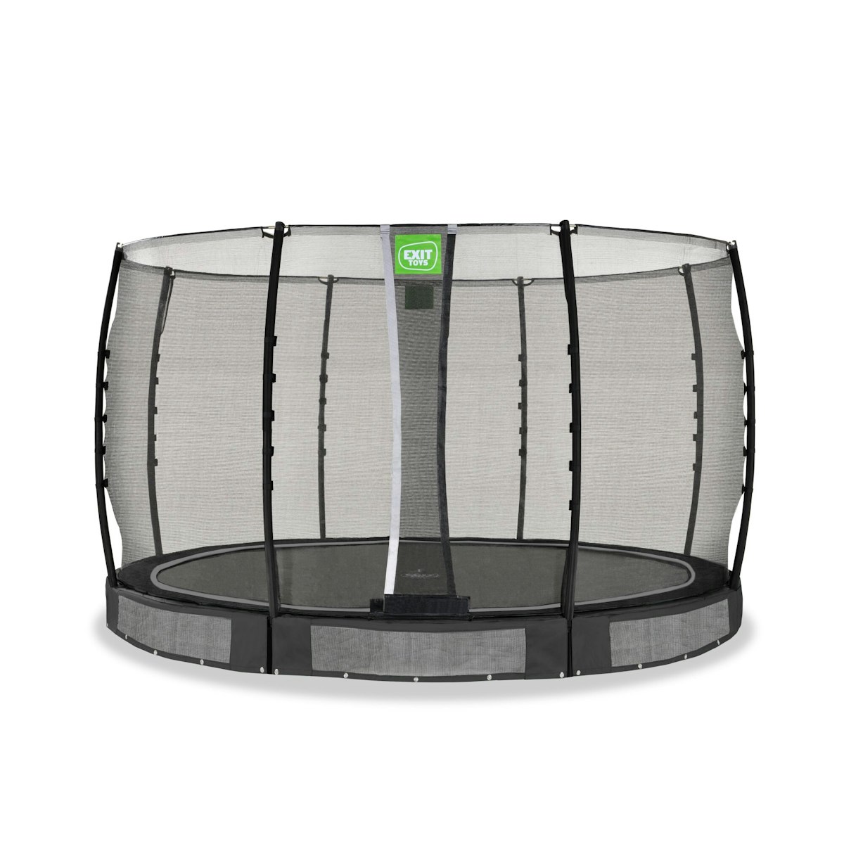 Exit Allure Classic Bodentrampolin mit Sicherheitsnetz Ø 366 cm schwarz von Exit