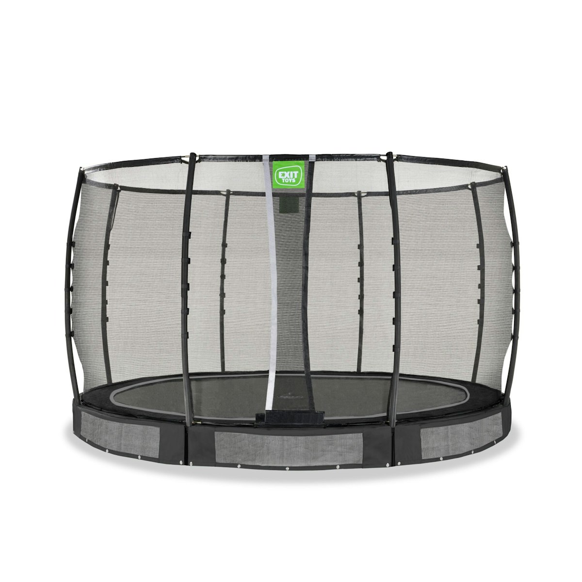 Exit Allure Premium Bodentrampolin mit Sicherheitsnetz Ø 366 cm schwarz von Exit