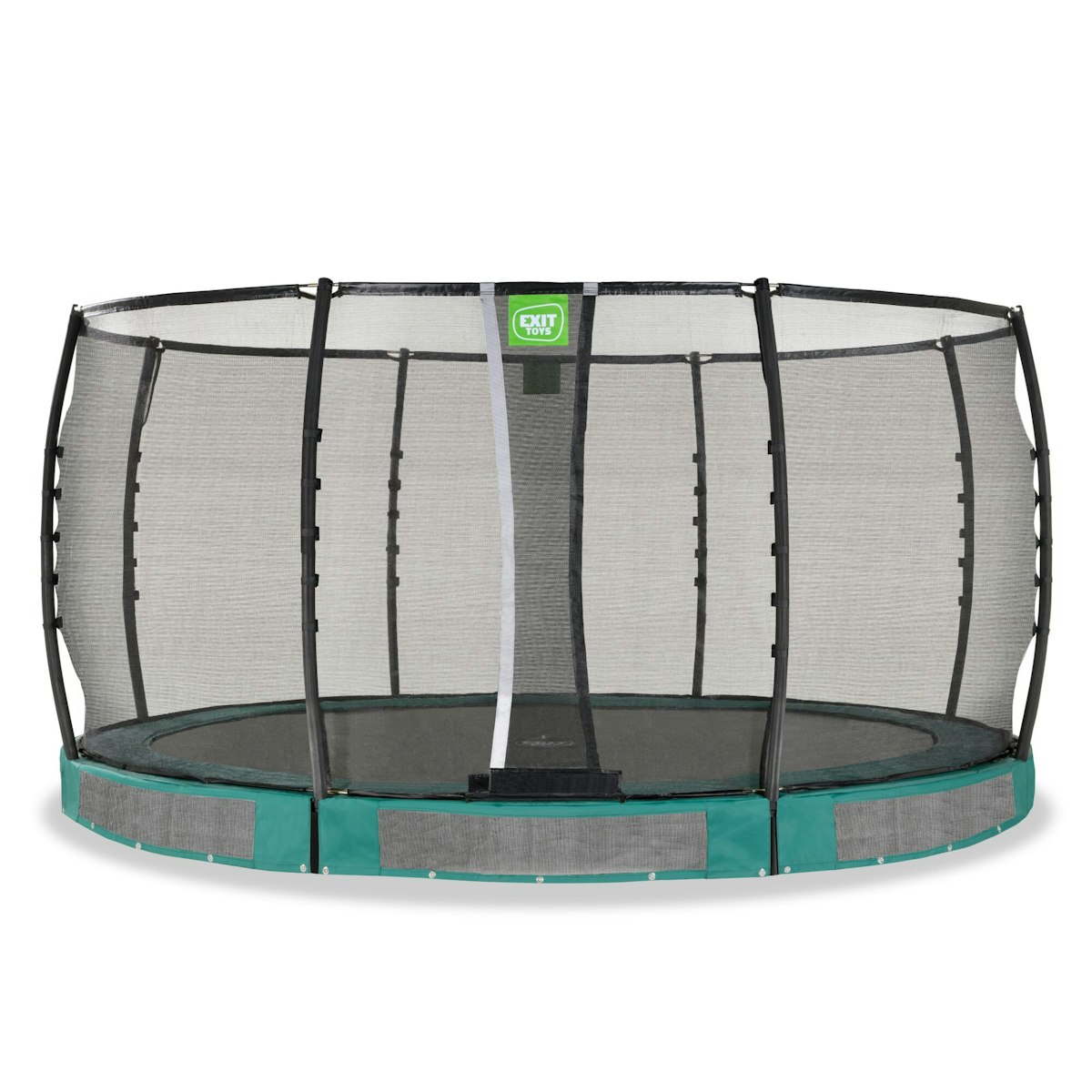 Exit Allure Premium Bodentrampolin mit Sicherheitsnetz Ø 427 cm grün von Exit