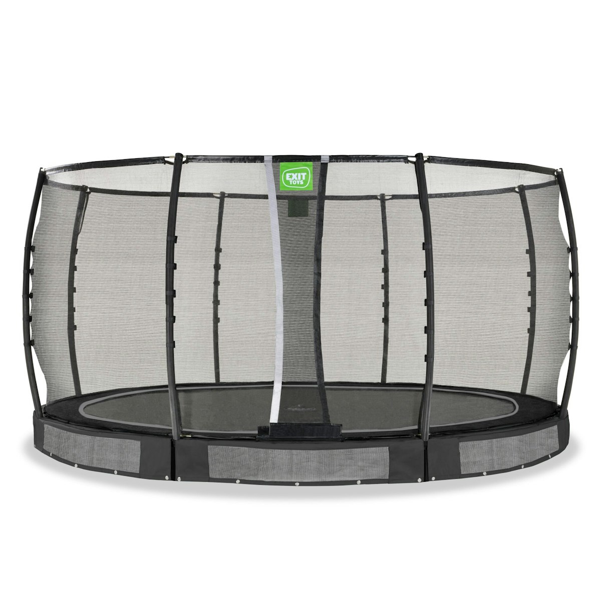 Exit Allure Premium Bodentrampolin mit Sicherheitsnetz Ø 427 cm schwarz von Exit