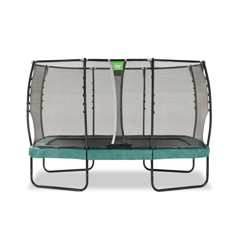 Exit Allure Premium Trampolin mit Sicherheitsnetz 214 x 366 cm grün von Exit Toys