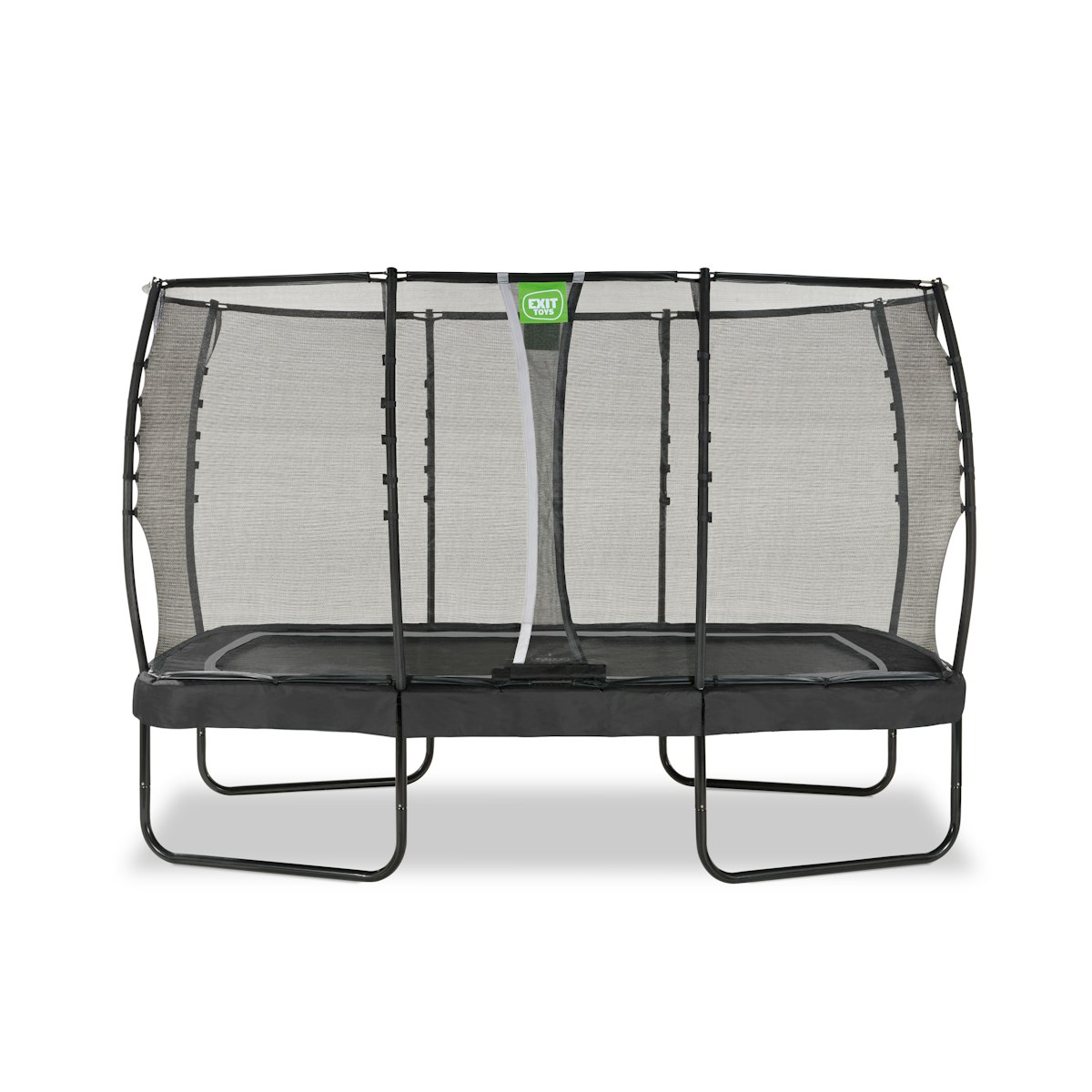 Exit Allure Premium Trampolin mit Sicherheitsnetz 214 x 366 cm schwarz von Exit