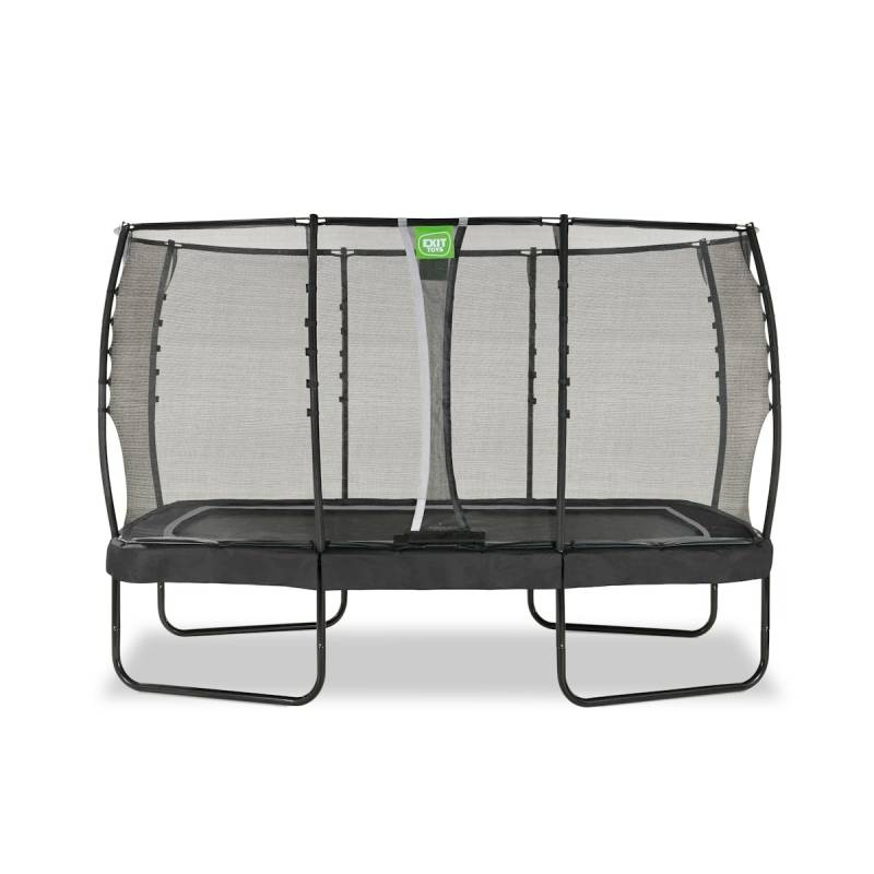 Exit Allure Premium Trampolin mit Sicherheitsnetz 214 x 366 cm schwarz von Exit Toys