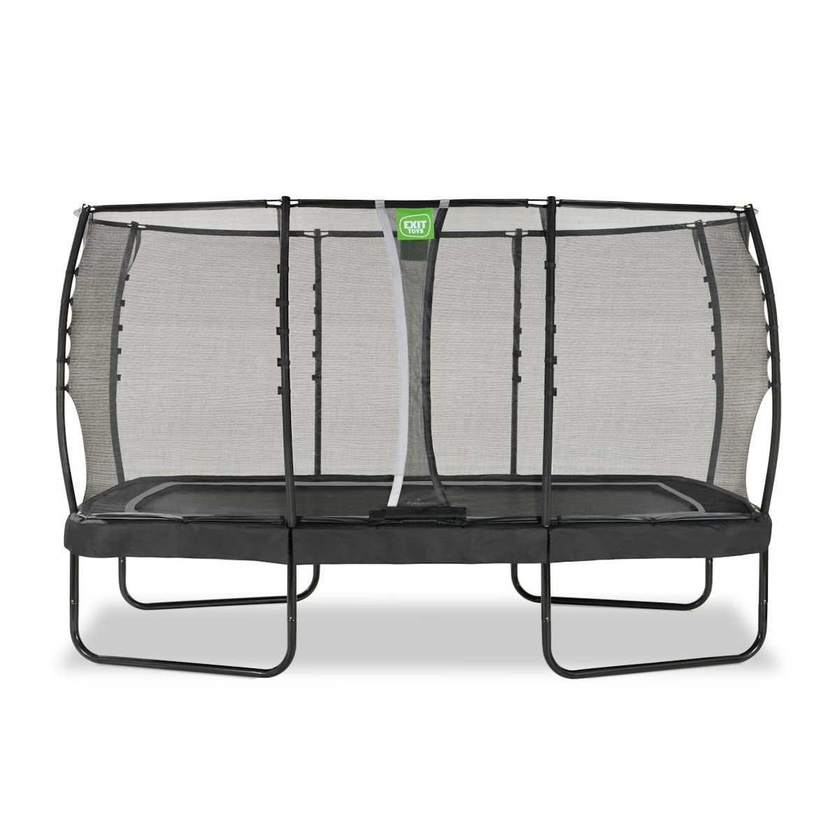 Exit Allure Premium Trampolin mit Sicherheitsnetz 244 x 427 cm schwarz von Exit