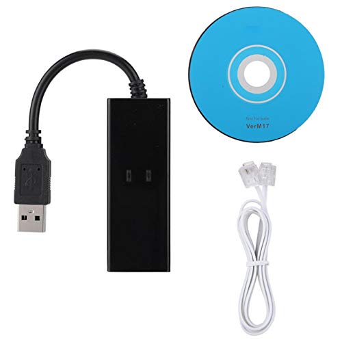 Datenmodem, USB 2.0 V.92 Faxmodem, 56K Externes Modem Unterstützt Anrufer-ID, Für X, Für Vista, Für Win 7, Für MAC von Exliy