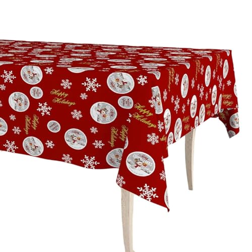 Exma Tischdecke auf Rolle Weihnachtsrot, 140 cm x 25 m, Marke EAN: 8435131873940 von Exma