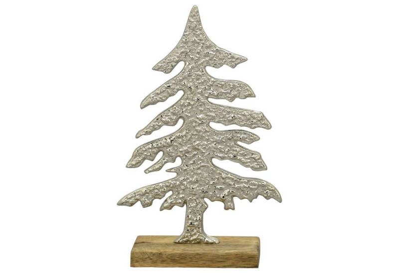 Exner GmbH Garten- & Wohnaccessoires Dekoobjekt Baum Puri - Holz/Aluminium - 16,5x5x26,5 cm von Exner GmbH Garten- & Wohnaccessoires