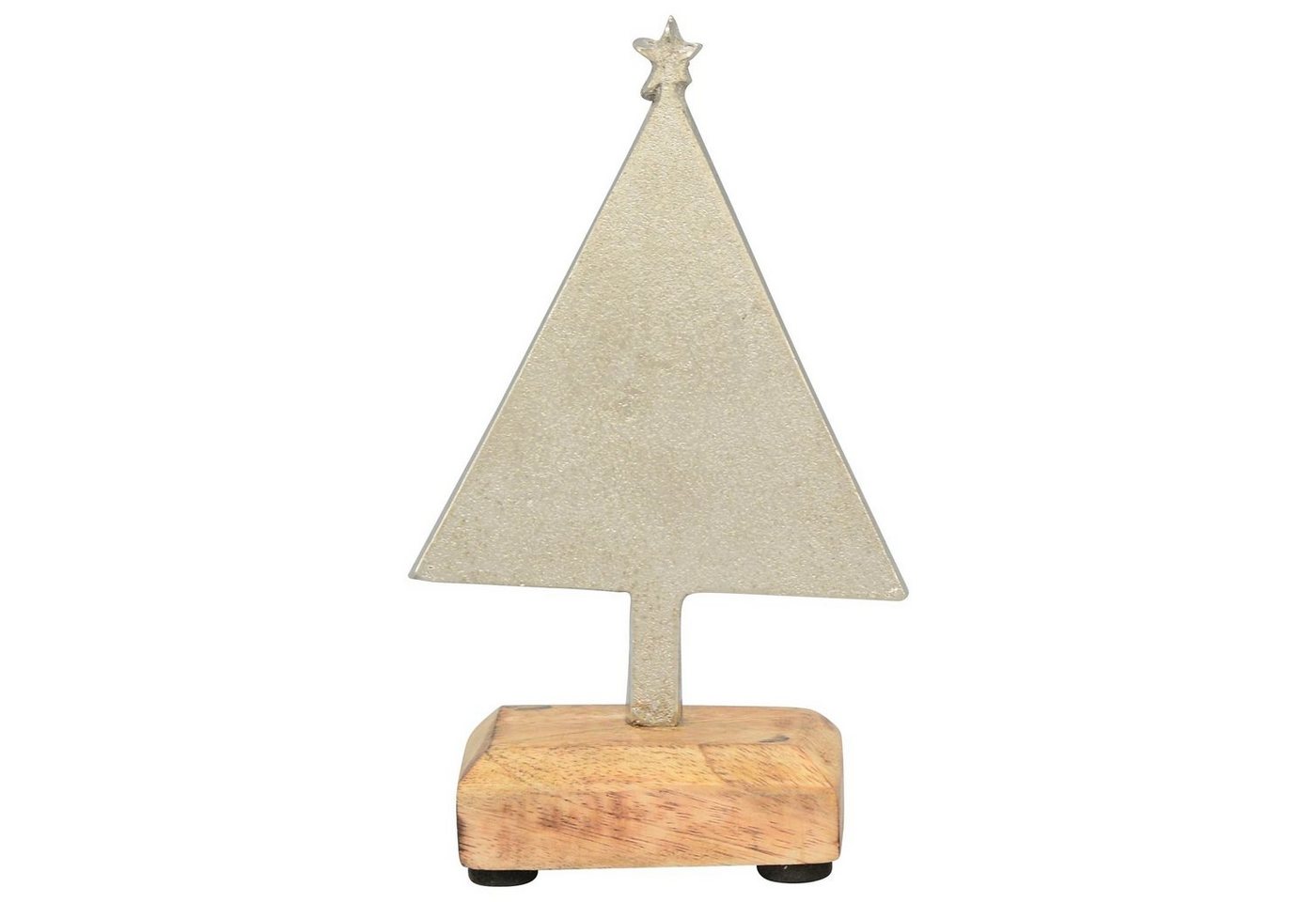 Exner GmbH Garten- & Wohnaccessoires Dekoobjekt Baum Puri - Holz/Aluminium - 17x10x5 cm von Exner GmbH Garten- & Wohnaccessoires