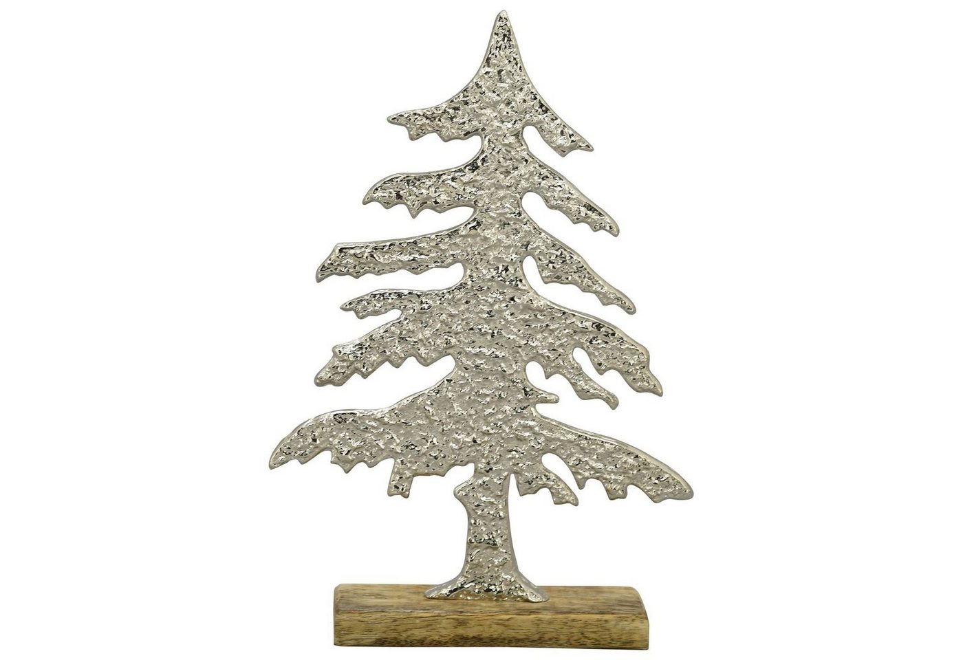 Exner GmbH Garten- & Wohnaccessoires Dekoobjekt Baum Puri - Holz/Aluminium - 21x5x31 cm von Exner GmbH Garten- & Wohnaccessoires