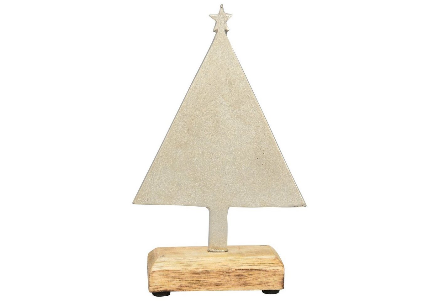 Exner GmbH Garten- & Wohnaccessoires Dekoobjekt Baum Puri - Holz/Aluminium - 22,5x14x5 cm von Exner GmbH Garten- & Wohnaccessoires