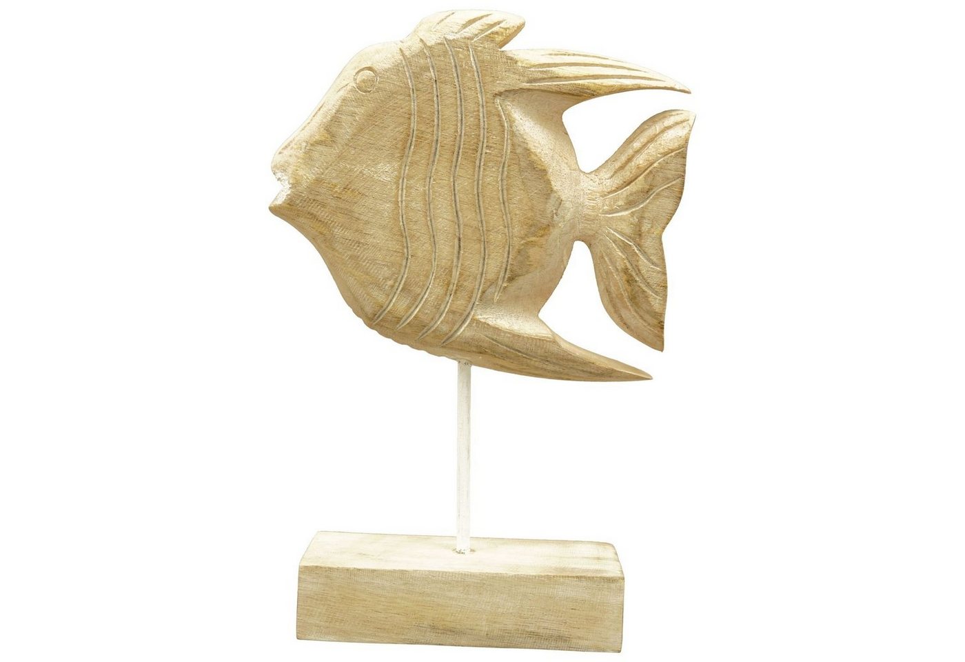 Exner GmbH Garten- & Wohnaccessoires Dekoobjekt Fisch Dost - Holz - 17x6x26 cm von Exner GmbH Garten- & Wohnaccessoires