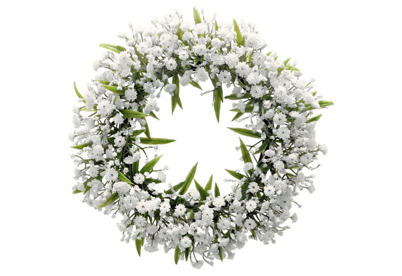 Exner GmbH Garten- & Wohnaccessoires Dekoobjekt Gypsophila Muralis wreath - white - 17 cm von Exner GmbH Garten- & Wohnaccessoires