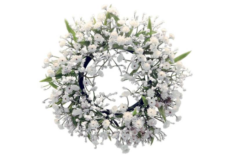 Exner GmbH Garten- & Wohnaccessoires Dekoobjekt Gypsophila Muralis wreath - white - 7 cm von Exner GmbH Garten- & Wohnaccessoires