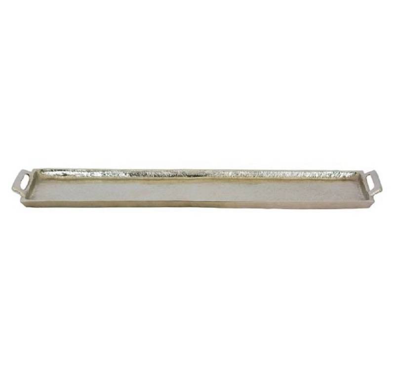 Exner GmbH Garten- & Wohnaccessoires Dekotablett Exner Tablett GROS, Aluminium, 59x13x3 cm, 226528 (1 St) von Exner GmbH Garten- & Wohnaccessoires