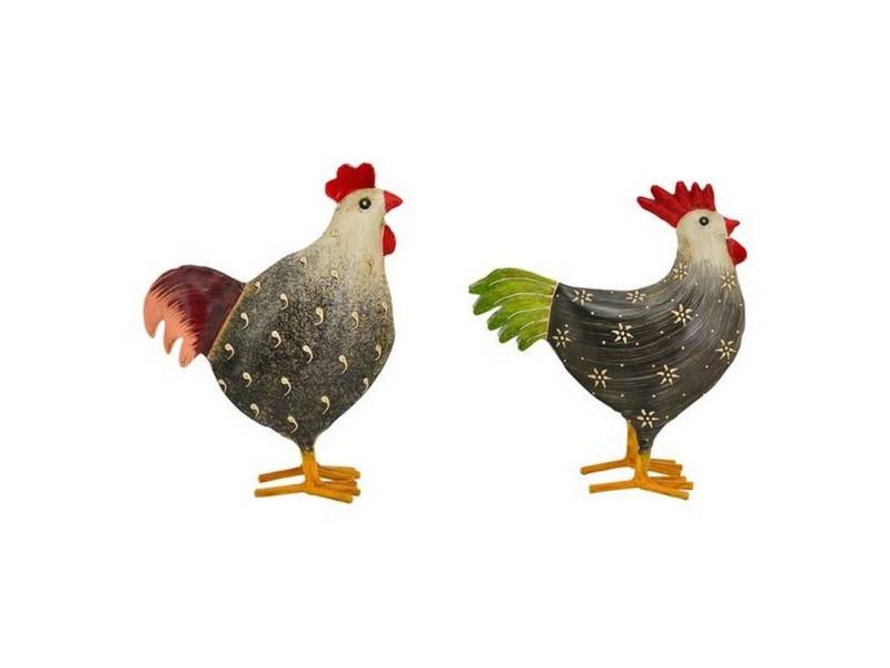 Exner GmbH Garten- & Wohnaccessoires Gartenfigur Garten-Hahn & Huhn Garten-Deko Figuren von Exner GmbH Garten- & Wohnaccessoires