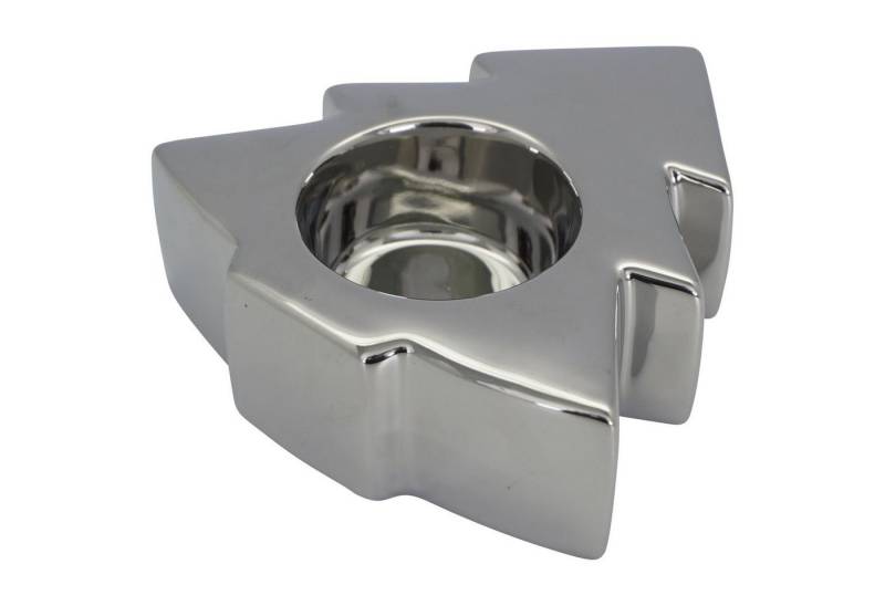 Exner GmbH Garten- & Wohnaccessoires Kerzenhalter KerzenHalter ArgenT - Keramik - 11,5x11x3,5 cm von Exner GmbH Garten- & Wohnaccessoires