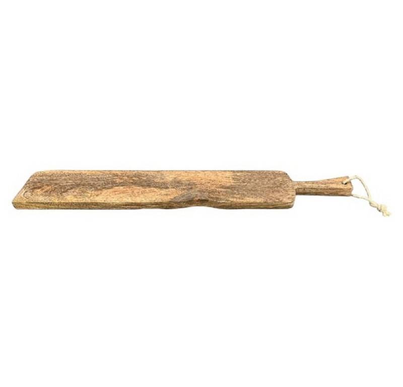 Exner GmbH Garten- & Wohnaccessoires Schneidebrett Exner Schneidebrett, Natur, 64,5x10x2 cm, 249492, (1-St) von Exner GmbH Garten- & Wohnaccessoires
