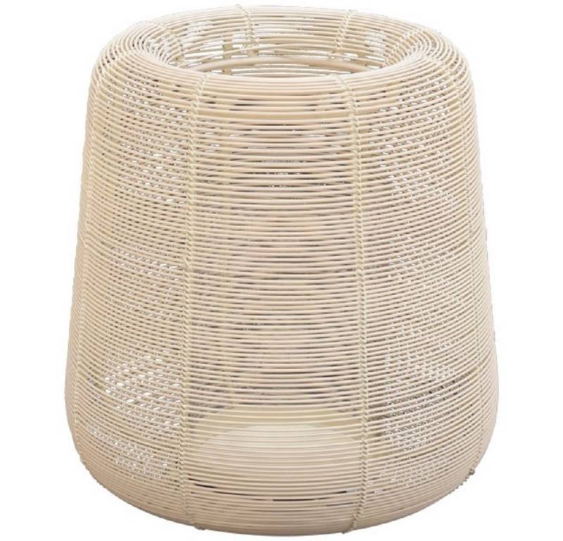 Exner GmbH Garten- & Wohnaccessoires Windlicht Exner WindLicht Dazz, creme, Metall/Glas, 22,5x22,5x24 cm, 247293 (1 St) von Exner GmbH Garten- & Wohnaccessoires