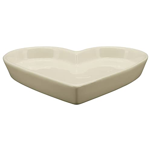 Exner GmbH HerzTeller Ivory - weiß - Dolomite - 16,5x16,5x2,2 cm von Exner GmbH