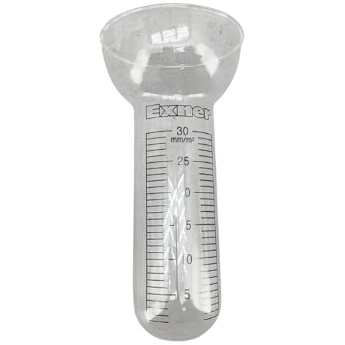 Exner Ersatzglas für Regenmesser Niederschlagsmesser Regenwassermesser aus Glas H 23cm von Exner