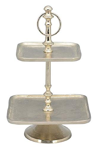 EXNER dekorative quadratische Deko-Etagere Tisch-Etagere Küchen-Etagere 2-stufig Metall Vintage Landhaus Stil EXNER dekorative quadratische Deko-Etagere Tisch-Etagere Küchen-Etagere 2-stufig Metall Vintage Landhaus Stil von EXNER