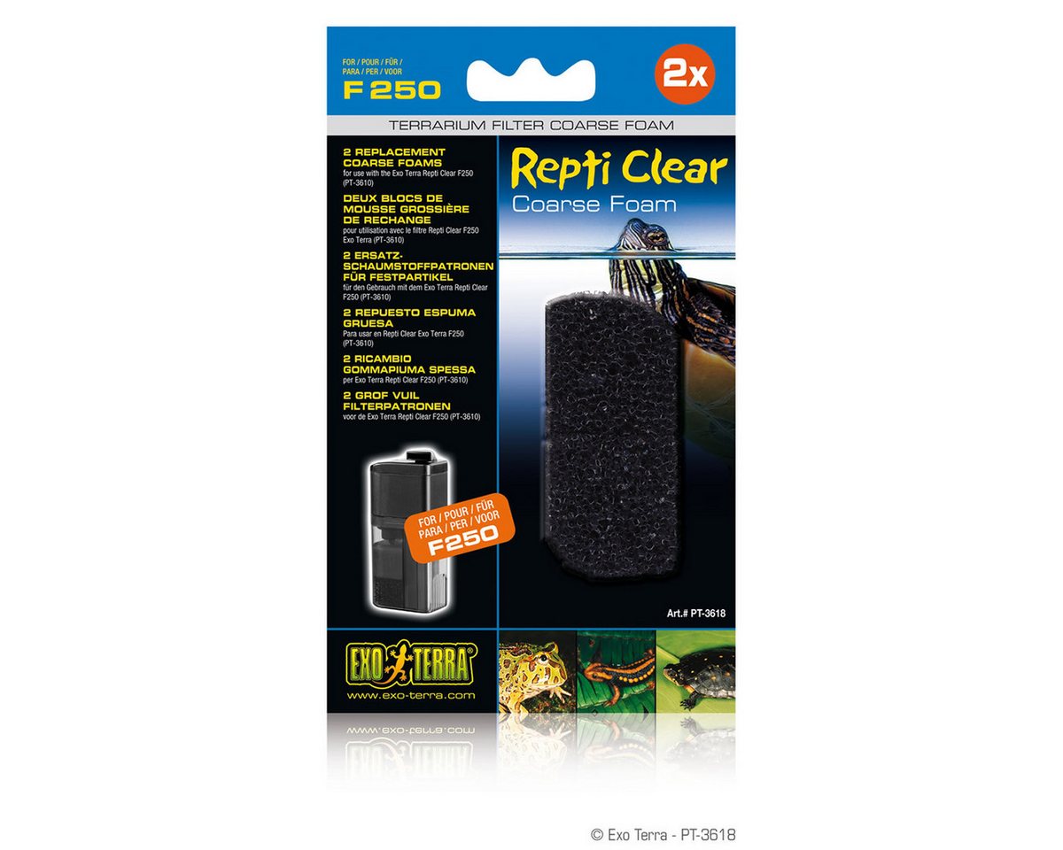Exo Terra Filtermatte Ersatz Schaumstoff für Repti Clear F250 von Exo Terra