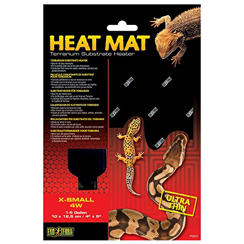 Exo Terra Heat Mat, Substratheizung für Terrarrien, zur Montage unter dem Terrarium, 4W, 10 x 12,5cm Exo Terra Heat Mat, Substratheizung für Terrarrien, zur Montage unter dem Terrarium, 4W, 10 x 12,5cm von Exo Terra