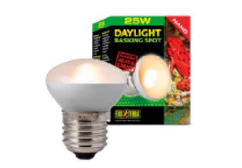 Exo Terra Daylight Basking Spot NANO, Tageslichtlampe, für den Gebrauch im Exo Terra Reptile Dome Nano, 25W, Fassung E27, 1 Stück (1er Pack), Silber Exo Terra Daylight Basking Spot NANO, Tageslichtlampe, für den Gebrauch im Exo Terra Reptile Dome Nano, 25W, Fassung E27, 1 Stück (1er Pack), Silber von Exo Terra