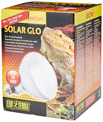 Exo Terra Solar Glo, Sonnenlicht simulierende Lampe, 80W, Fassung E27, 1 Stück (1er Pack) von Exo Terra